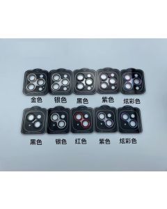 鋁合金〈黃色〉鏡頭貼 帶板 14/14 Plus