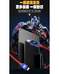 變刑金鋼  TYPE-C2C快速充電數據線1M 100W 藍色