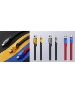 變形金剛 A08 AtoC 鋅合金編織合金快速充電線 1.5公尺