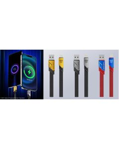 變形金剛  A10 AtoL 編織鋅合金快速充電線1.5公尺