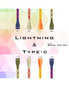 SMOOTHIE Lightning 充電傳輸線 18cm 綠